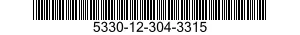 5330-12-304-3315 SEAL,NONMETALLIC SPECIAL SHAPED SECTION 5330123043315 123043315