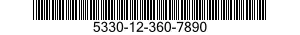 5330-12-360-7890 SEAL,NONMETALLIC SPECIAL SHAPED SECTION 5330123607890 123607890