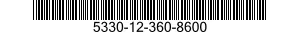 5330-12-360-8600 SEAL,NONMETALLIC SPECIAL SHAPED SECTION 5330123608600 123608600