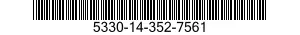 5330-14-352-7561 SEAL,NONMETALLIC SPECIAL SHAPED SECTION 5330143527561 143527561