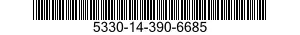 5330-14-390-6685 SEAL,NONMETALLIC SPECIAL SHAPED SECTION 5330143906685 143906685