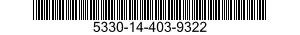 5330-14-403-9322 SEAL,NONMETALLIC SPECIAL SHAPED SECTION 5330144039322 144039322