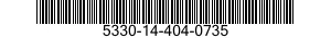 5330-14-404-0735 SEAL,NONMETALLIC ROUND SECTION 5330144040735 144040735