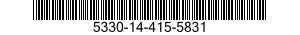 5330-14-415-5831 SEAL,NONMETALLIC SPECIAL SHAPED SECTION 5330144155831 144155831
