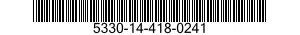 5330-14-418-0241 SEAL,NONMETALLIC SPECIAL SHAPED SECTION 5330144180241 144180241