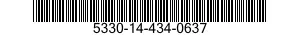 5330-14-434-0637 GASKET 5330144340637 144340637