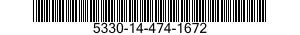 5330-14-474-1672 SEAL,NONMETALLIC SPECIAL SHAPED SECTION 5330144741672 144741672