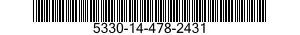 5330-14-478-2431 SEAL,NONMETALLIC SPECIAL SHAPED SECTION 5330144782431 144782431