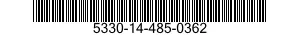 5330-14-485-0362 SEAL ASSEMBLY,INFLATABLE 5330144850362 144850362