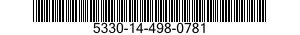 5330-14-498-0781 GASKET 5330144980781 144980781