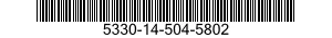 5330-14-504-5802 SEAL,NONMETALLIC SPECIAL SHAPED SECTION 5330145045802 145045802