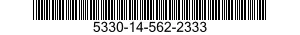 5330-14-562-2333 SEAL,NONMETALLIC SPECIAL SHAPED SECTION 5330145622333 145622333