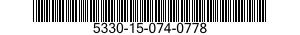 5330-15-074-0778 PACKING,PREFORMED 5330150740778 150740778