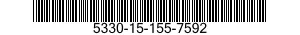 5330-15-155-7592 SEAL,BRUSH TYPE 5330151557592 151557592