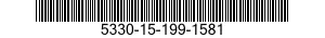 5330-15-199-1581 SEAL,NONMETALLIC SPECIAL SHAPED SECTION 5330151991581 151991581