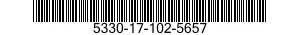 5330-17-102-5657 GASKET 5330171025657 171025657