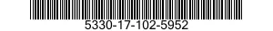 5330-17-102-5952 GASKET 5330171025952 171025952