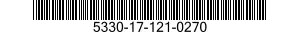 5330-17-121-0270 SEAL,NONMETALLIC SPECIAL SHAPED SECTION 5330171210270 171210270