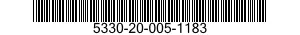 5330-20-005-1183 SEAL,NONMETALLIC ROUND SECTION 5330200051183 200051183