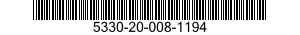 5330-20-008-1194 SEAL,NONMETALLIC SPECIAL SHAPED SECTION 5330200081194 200081194