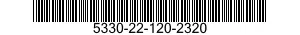 5330-22-120-2320 SEAL,NONMETALLIC SPECIAL SHAPED SECTION 5330221202320 221202320
