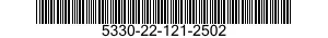 5330-22-121-2502 SEAL,NONMETALLIC SPECIAL SHAPED SECTION 5330221212502 221212502