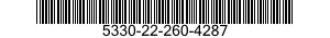 5330-22-260-4287 SEAL,NONMETALLIC ROUND SECTION 5330222604287 222604287