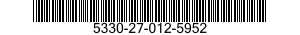 5330-27-012-5952 SEAL,NONMETALLIC SPECIAL SHAPED SECTION 5330270125952 270125952