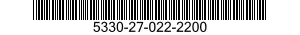 5330-27-022-2200 SEAL,NONMETALLIC SPECIAL SHAPED SECTION 5330270222200 270222200