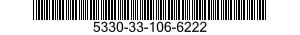 5330-33-106-6222 SEAL,NONMETALLIC SPECIAL SHAPED SECTION 5330331066222 331066222