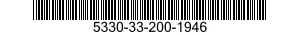 5330-33-200-1946 SEAL,NONMETALLIC SPECIAL SHAPED SECTION 5330332001946 332001946