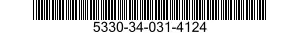 5330-34-031-4124 SEAL,NONMETALLIC SPECIAL SHAPED SECTION 5330340314124 340314124