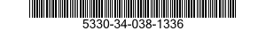 5330-34-038-1336 SEAL,NONMETALLIC SPECIAL SHAPED SECTION 5330340381336 340381336
