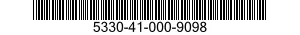 5330-41-000-9098 SEAL,NONMETALLIC SPECIAL SHAPED SECTION 5330410009098 410009098