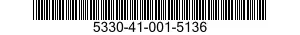 5330-41-001-5136 SEAL,NONMETALLIC SPECIAL SHAPED SECTION 5330410015136 410015136