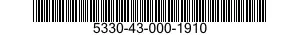 5330-43-000-1910 SEAL,NONMETALLIC SPECIAL SHAPED SECTION 5330430001910 430001910