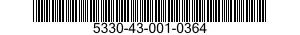 5330-43-001-0364 COVER,ACCESS HOLE,E 5330430010364 430010364