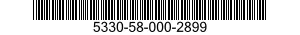 5330-58-000-2899 SEAL,NONMETALLIC SPECIAL SHAPED SECTION 5330580002899 580002899