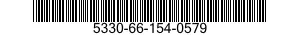 5330-66-154-0579 SEAL,NONMETALLIC SPECIAL SHAPED SECTION 5330661540579 661540579