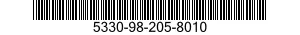 5330-98-205-8010 SEAL,NONMETALLIC SPECIAL SHAPED SECTION 5330982058010 982058010