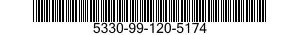 5330-99-120-5174 RUBBER SHEET,SOLID,CLOTH INSERT 5330991205174 991205174