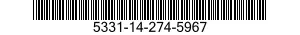 5331-14-274-5967 O-RING 5331142745967 142745967
