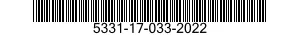 5331-17-033-2022 O-RING 5331170332022 170332022