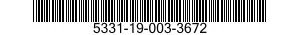 5331-19-003-3672 O-RING 5331190033672 190033672