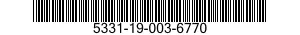 5331-19-003-6770 O-RING 5331190036770 190036770