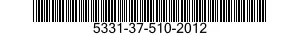 5331-37-510-2012 O-RING 5331375102012 375102012
