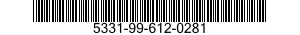 5331-99-612-0281 O-RING 5331996120281 996120281