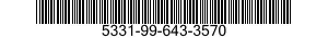 5331-99-643-3570 O-RING 5331996433570 996433570