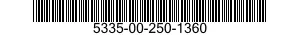 5335-00-250-1360  5335002501360 002501360