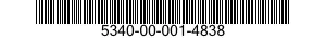 5340-00-001-4838 POST,ELECTRICAL-MECHANICAL EQUIPMENT 5340000014838 000014838